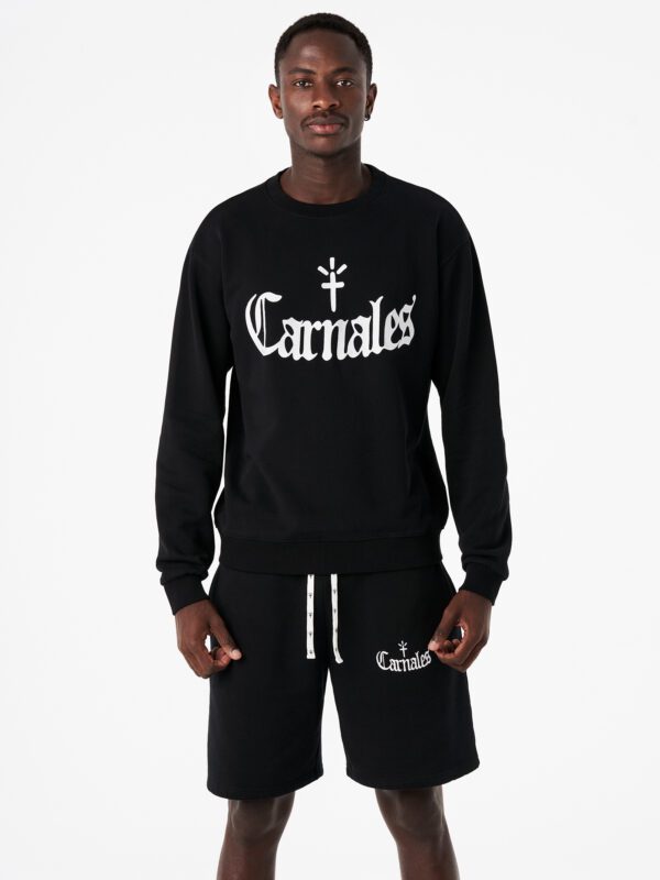 Embroidered Logo Sweatshirt Black Carnales