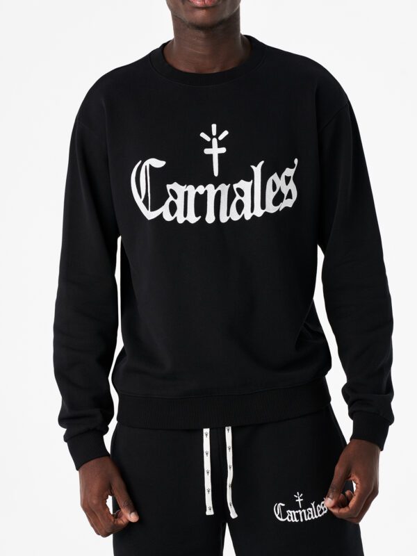 Embroidered Logo Sweatshirt Black Carnales
