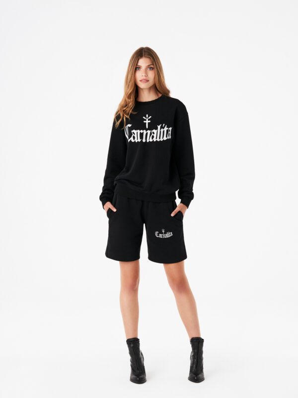 Embroidered Logo Sweatshirt Black Carnalita