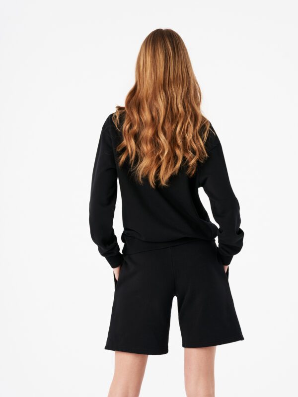 Embroidered Logo Sweatshirt Black Carnalita