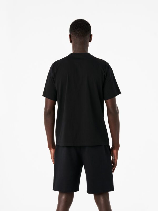 Camiseta negra con logo impreso Carnales