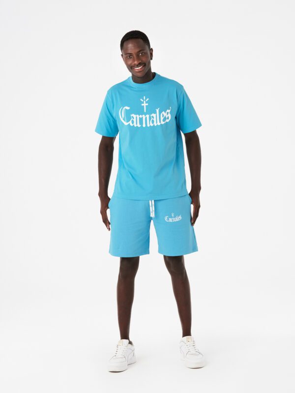 Printed Logo T-Shirt Blue Carnales