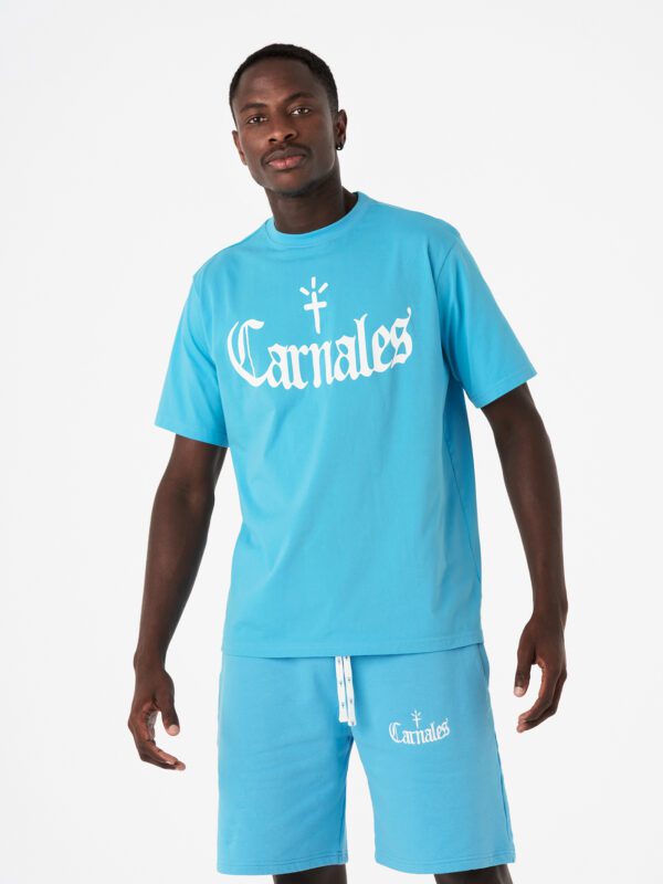 Printed Logo T-Shirt Blue Carnales
